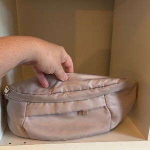 A New Day Beige Hip Pouch/Crossbody Bag